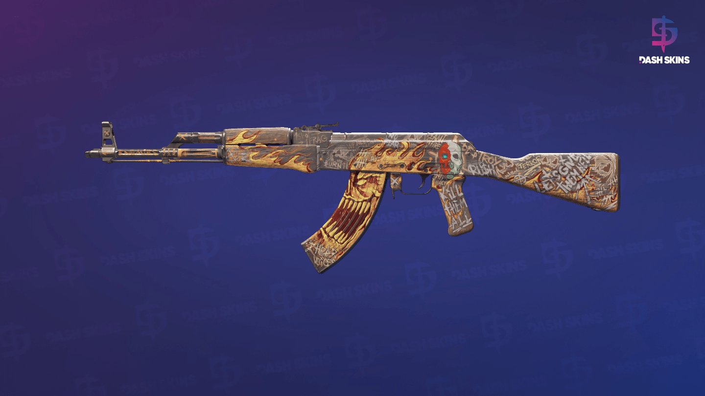 AK-47 | Searing Rage (Field-Tested) Screenshot Playside