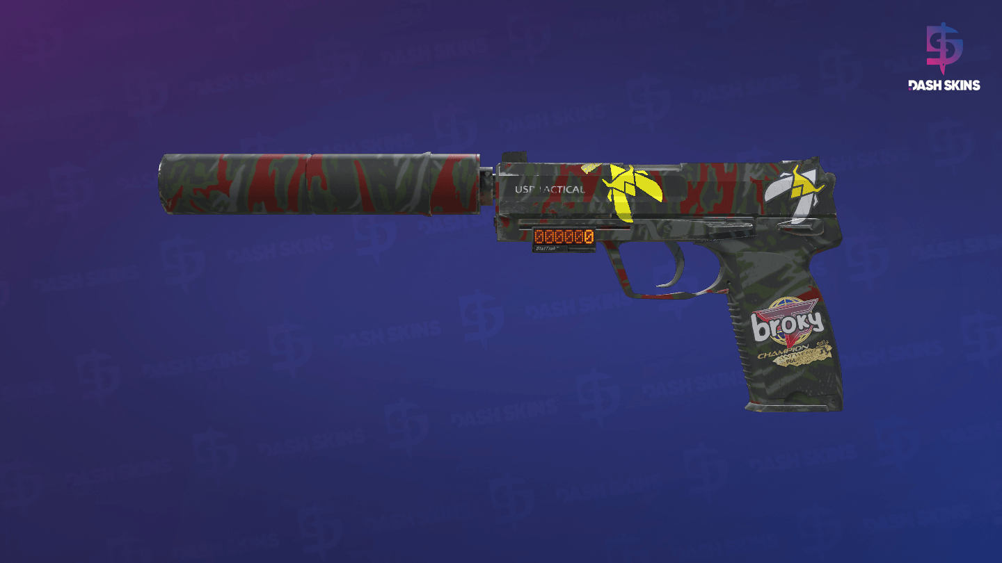 StatTrak™ USP-S | Blood Tiger (Minimal Wear) Screenshot Playside