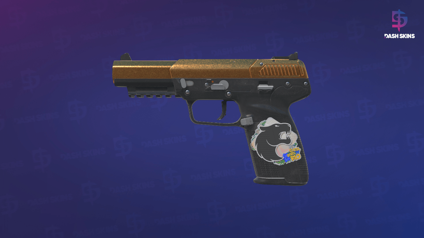 Five-SeveN | Copper Galaxy (Field-Tested) Screenshot Playside
