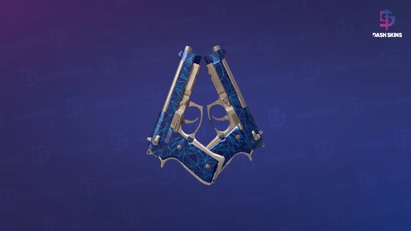 Dual Berettas | Cobalt Quartz (Factory New) Screenshot Playside