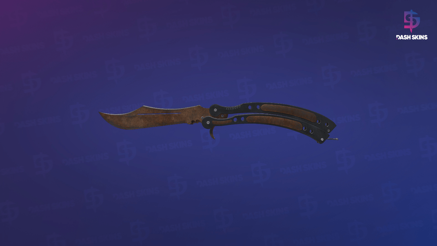★ Butterfly Knife | Rust Coat (Battle-Scarred) Screenshot Playside