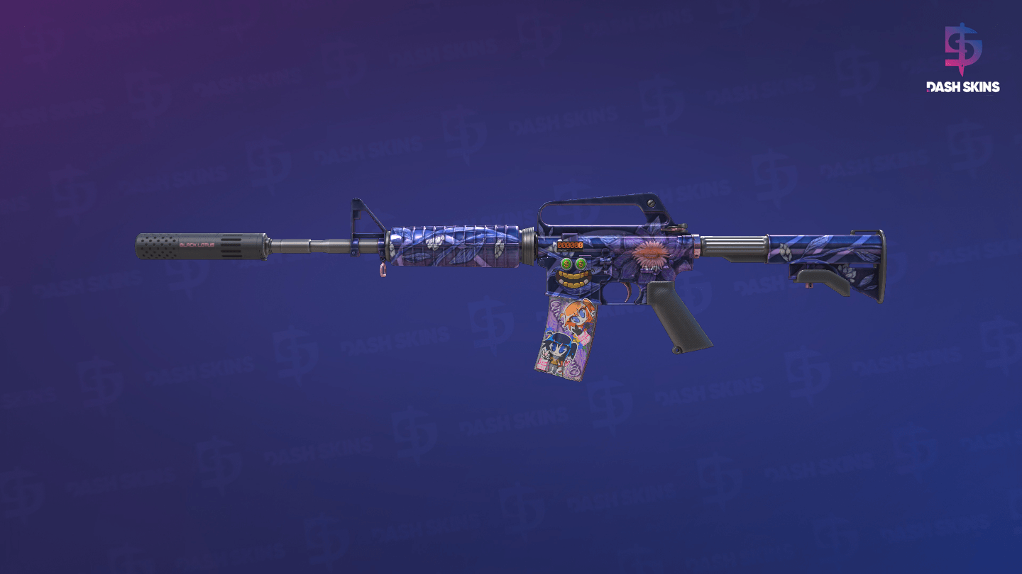 StatTrak™ M4A1-S | Black Lotus (Field-Tested) Screenshot Playside
