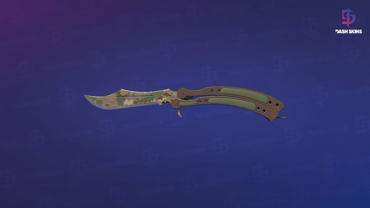 ★ Butterfly Knife | Forest DDPAT (Field-Tested) Screenshot Playside