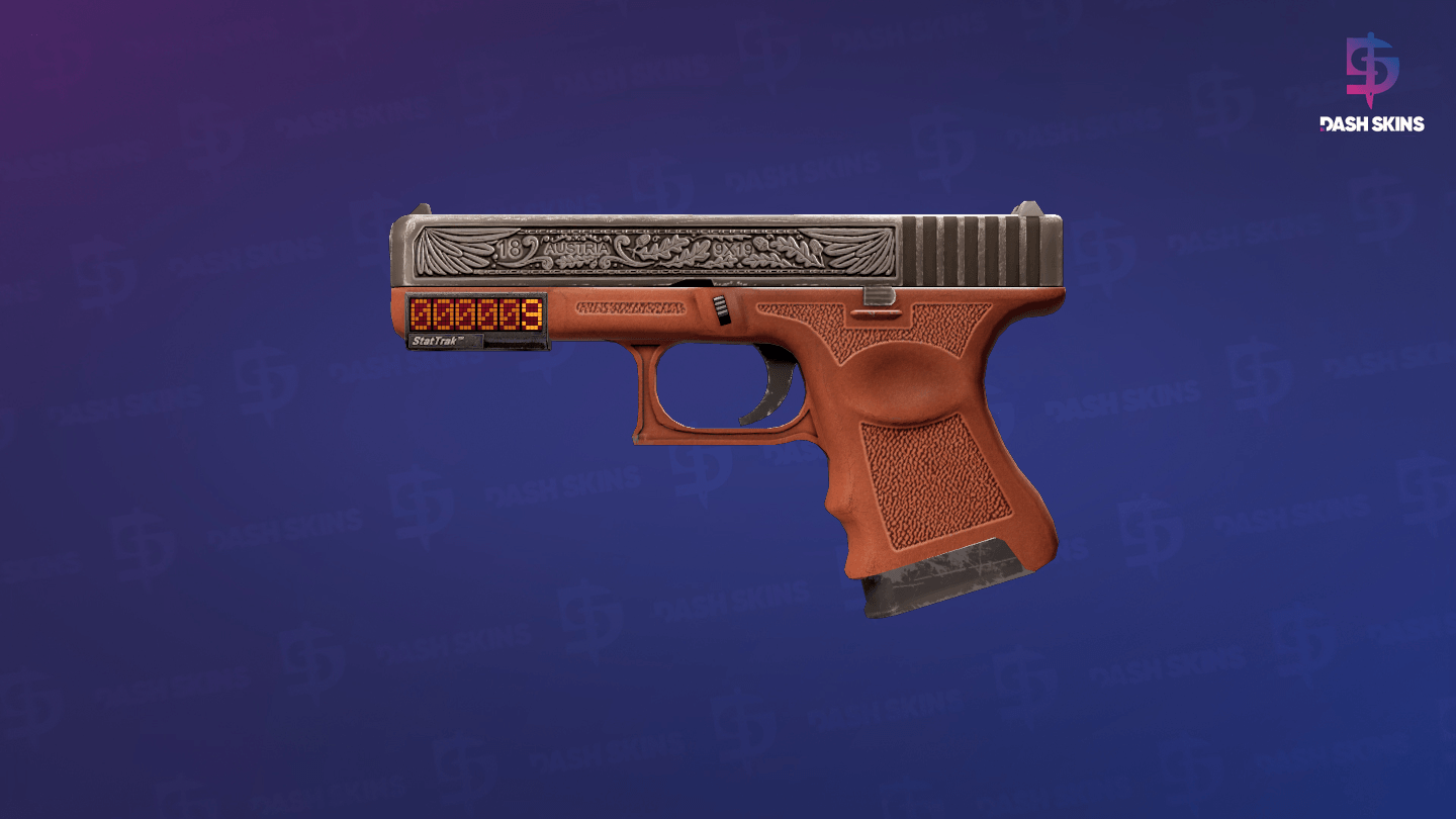 StatTrak™ Glock-18 | Royal Legion (Minimal Wear) Screenshot Playside
