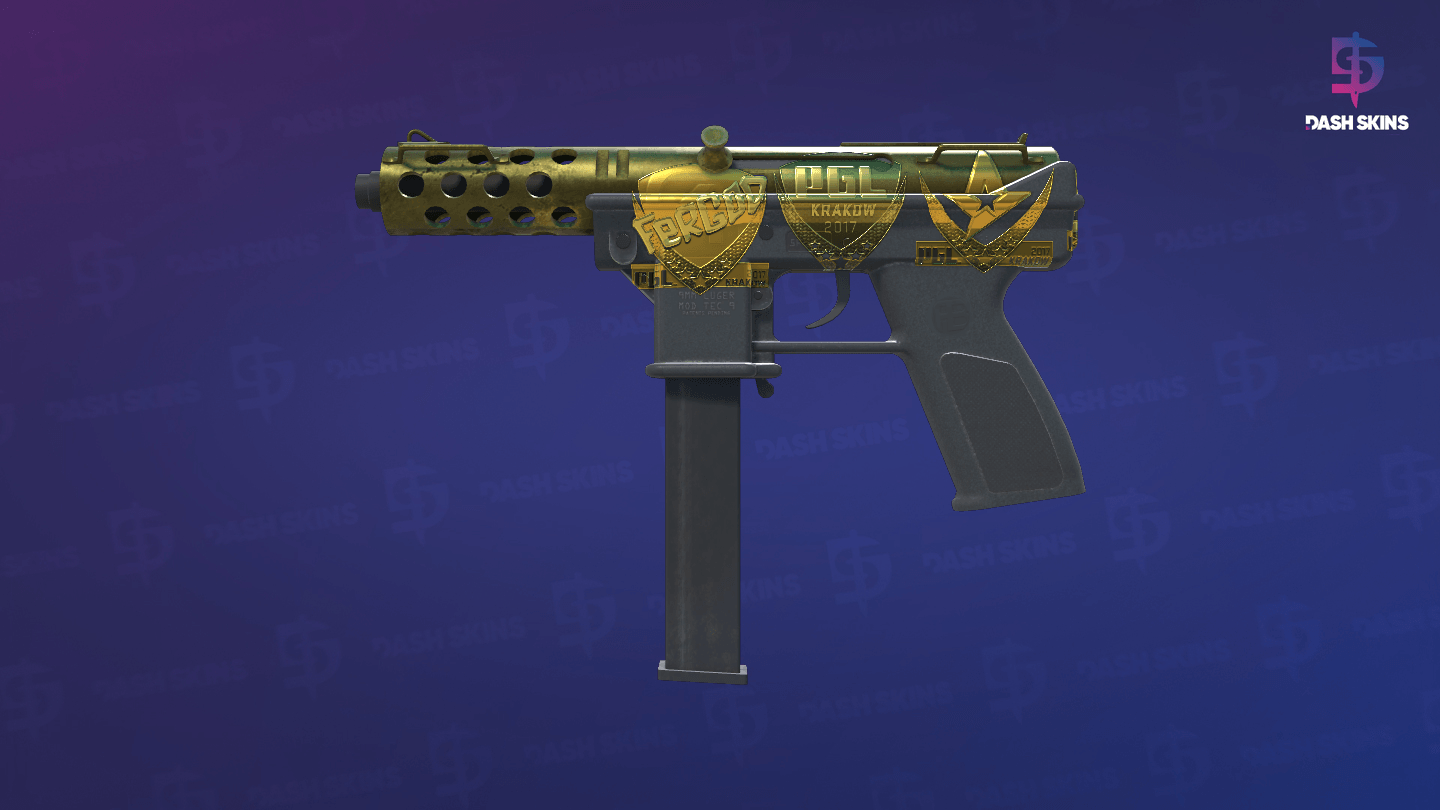 Souvenir Tec-9 | Brass (Battle-Scarred) Screenshot Playside