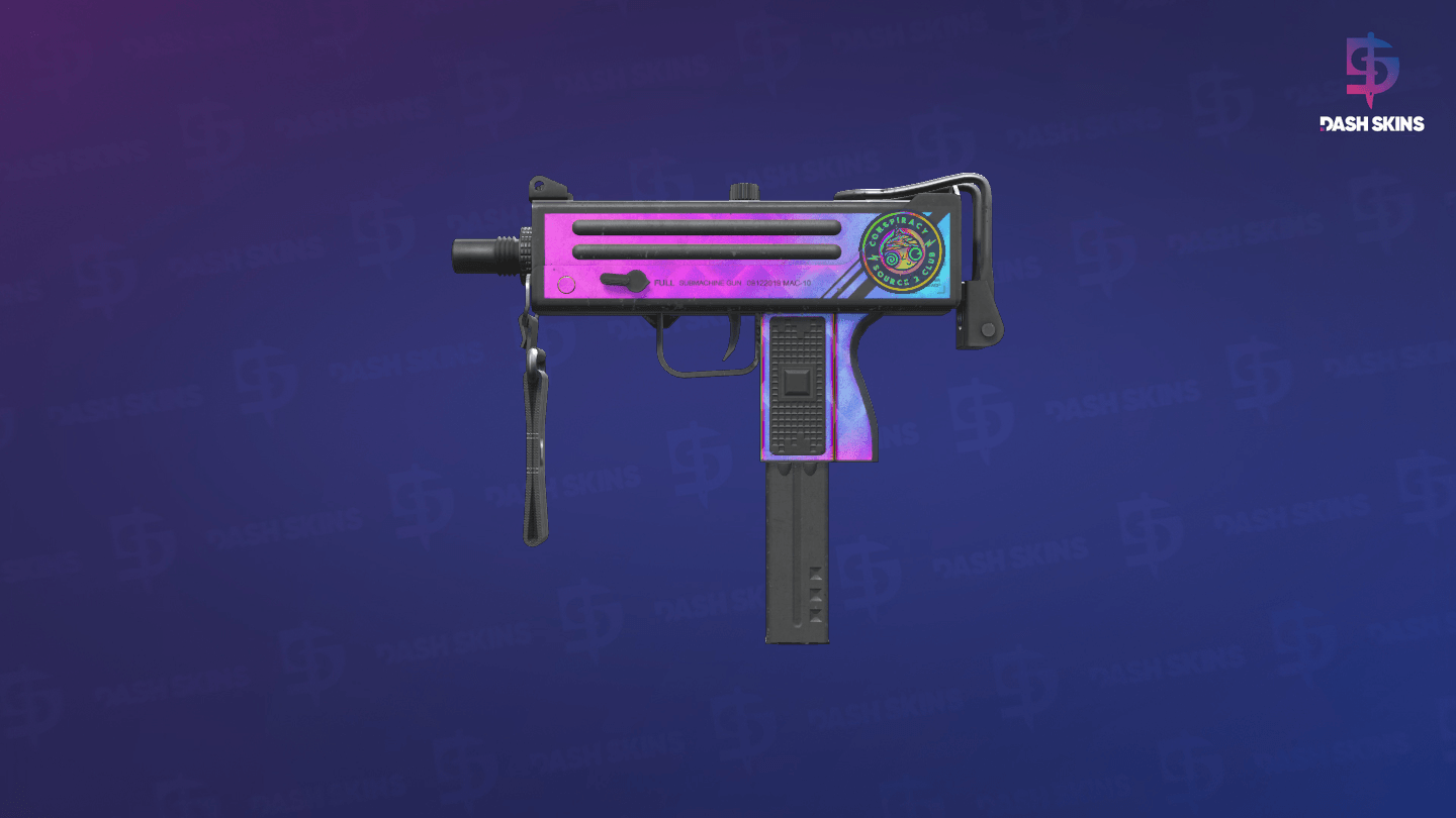 MAC-10 | Disco Tech (Well-Worn) Screenshot Playside