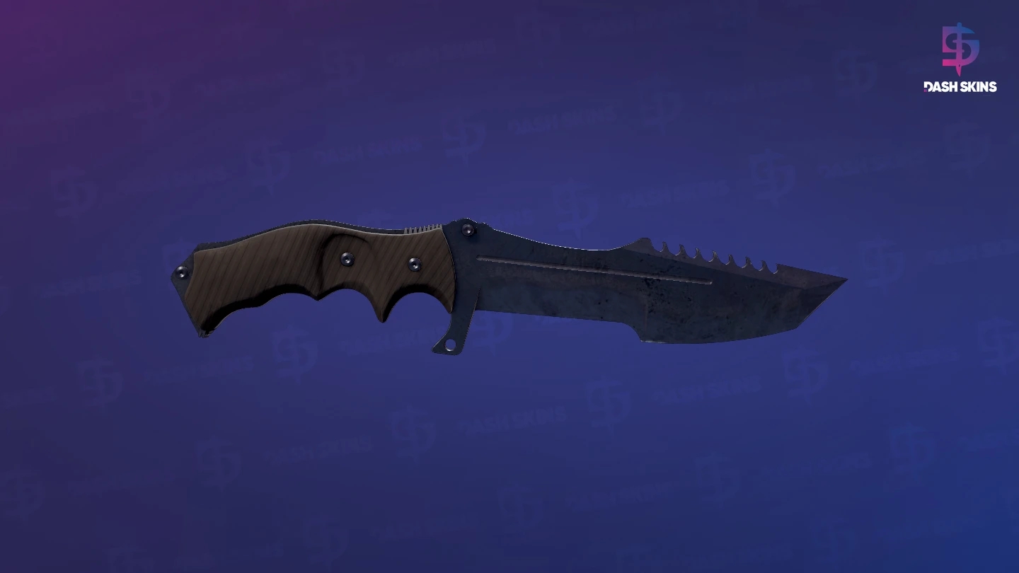 ★ Huntsman Knife | Blue Steel (Well-Worn) Screenshot Playside