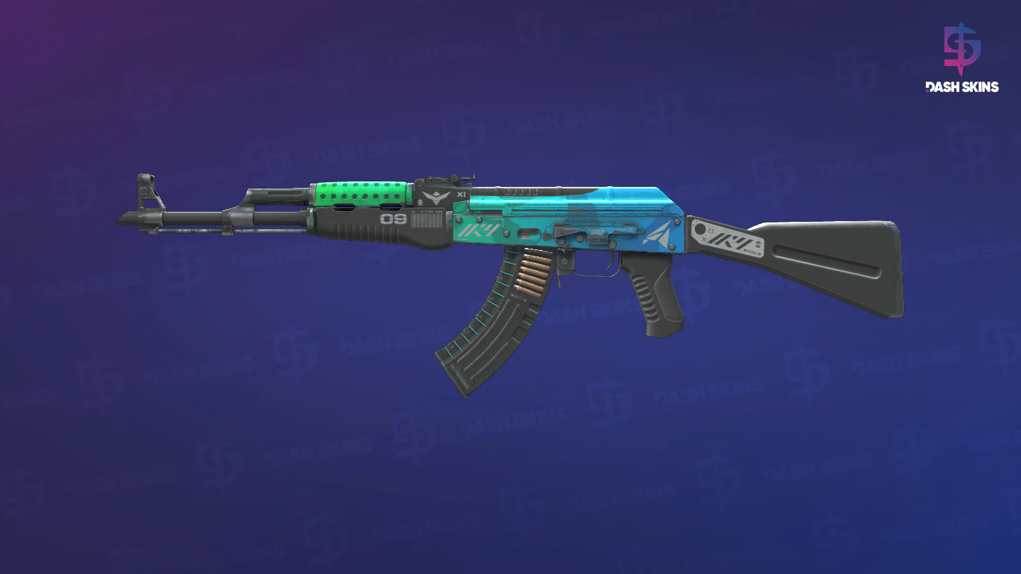 AK-47 | Ice Coaled (Field-Tested) Screenshot Playside