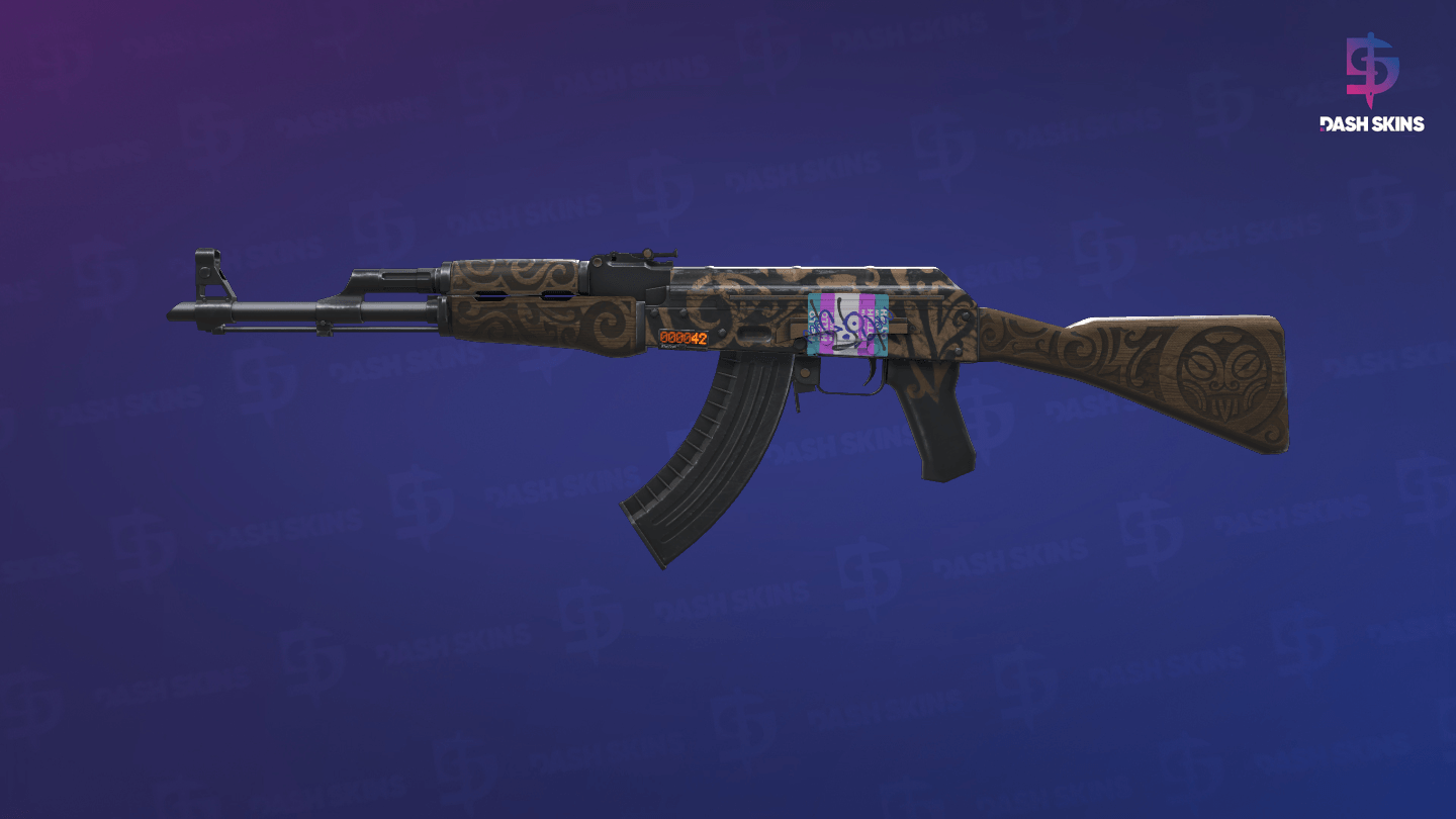 StatTrak™ AK-47 | Uncharted (Factory New) Screenshot Playside
