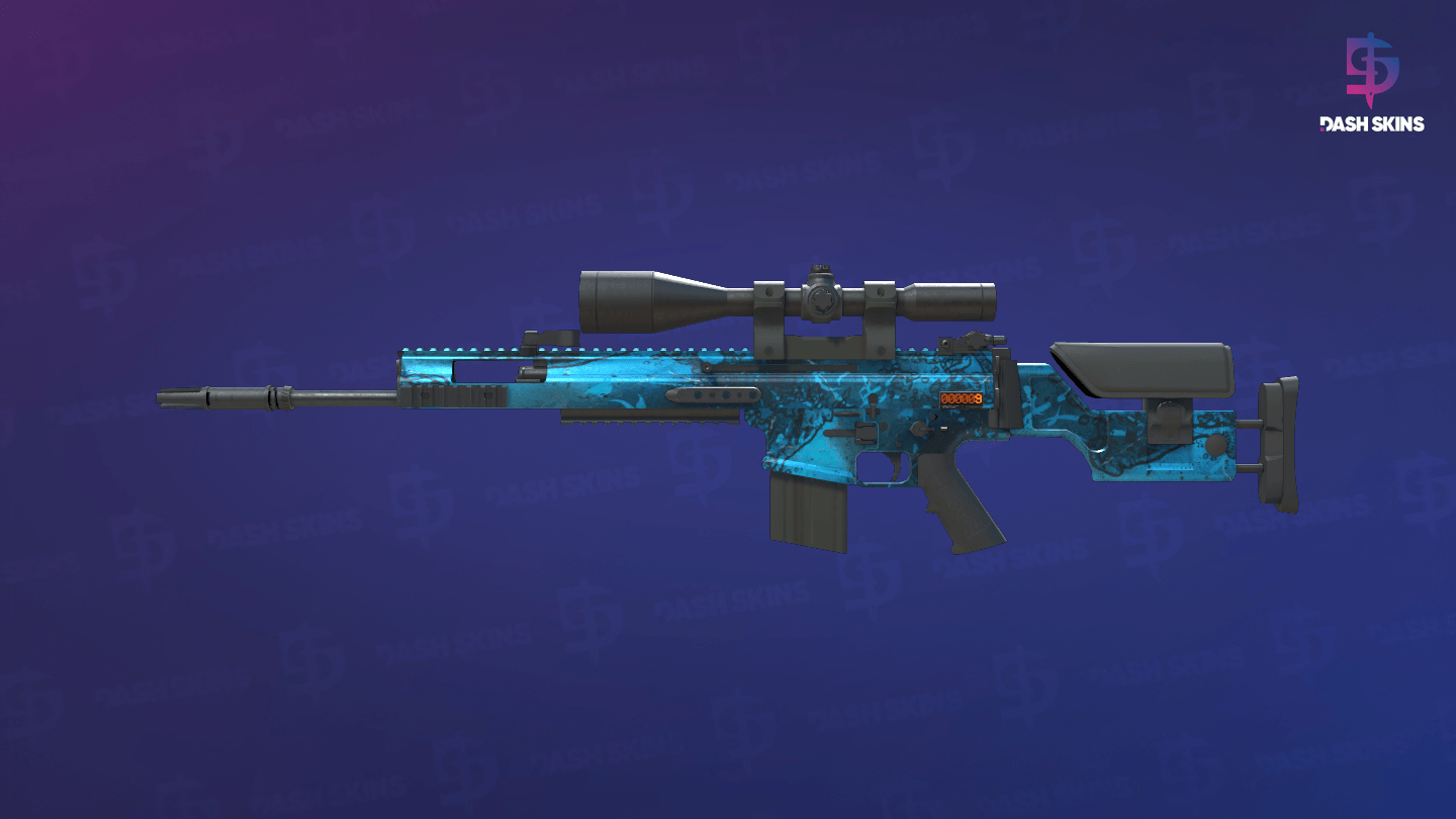 StatTrak™ SCAR-20 | Grotto (Field-Tested) Screenshot Playside