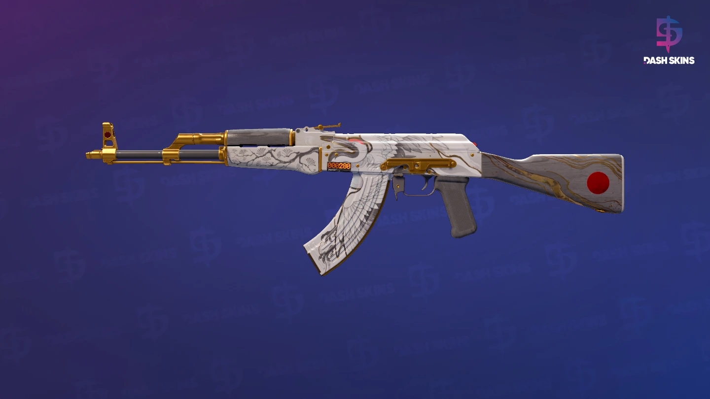StatTrak™ AK-47 | Crane Flight (Minimal Wear) Screenshot Playside