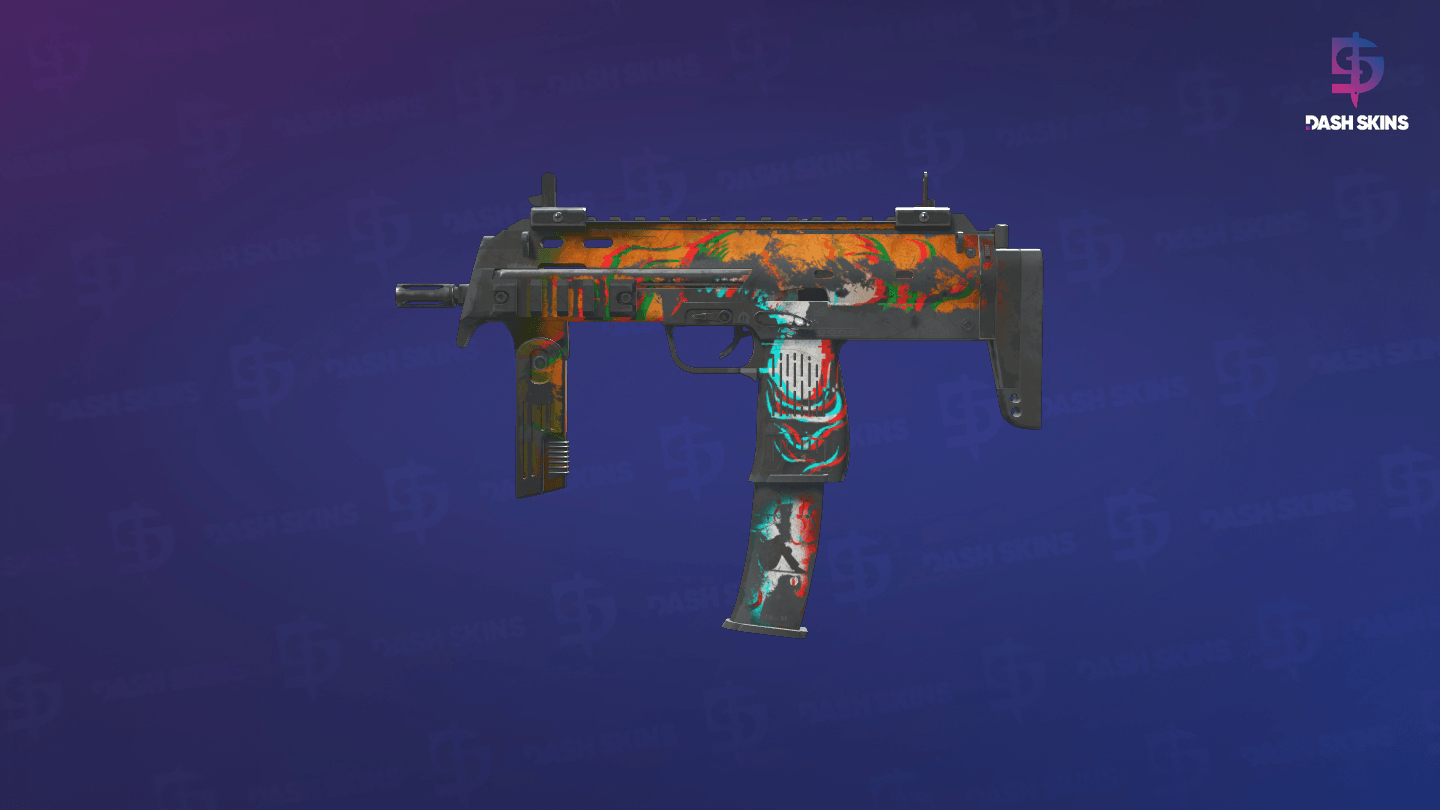MP7 | Abyssal Apparition (Battle-Scarred) Screenshot Playside