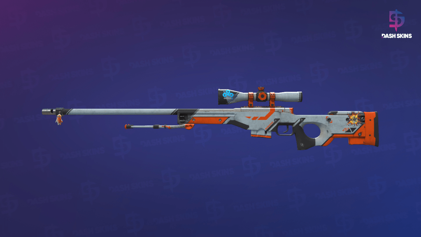 AWP | Asiimov (Battle-Scarred) Screenshot Playside