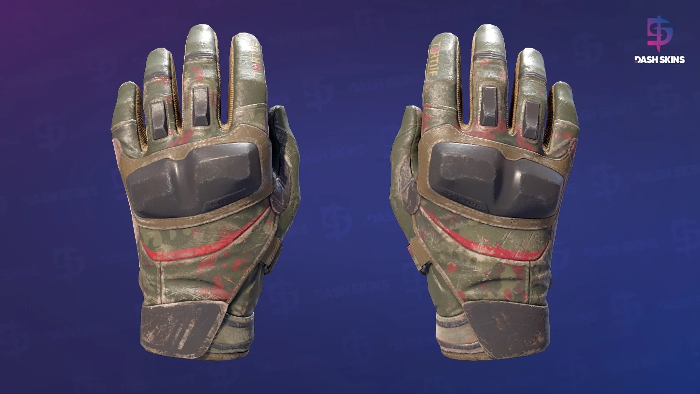 ★ Moto Gloves | 3rd Commando Company (Battle-Scarred) Screenshot Playside