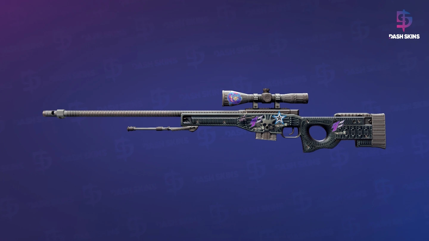 AWP | Exoskeleton (Well-Worn) Screenshot Playside