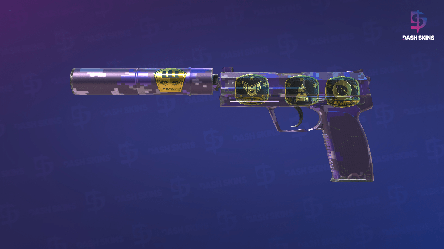 Souvenir USP-S | Purple DDPAT (Minimal Wear) Screenshot Playside