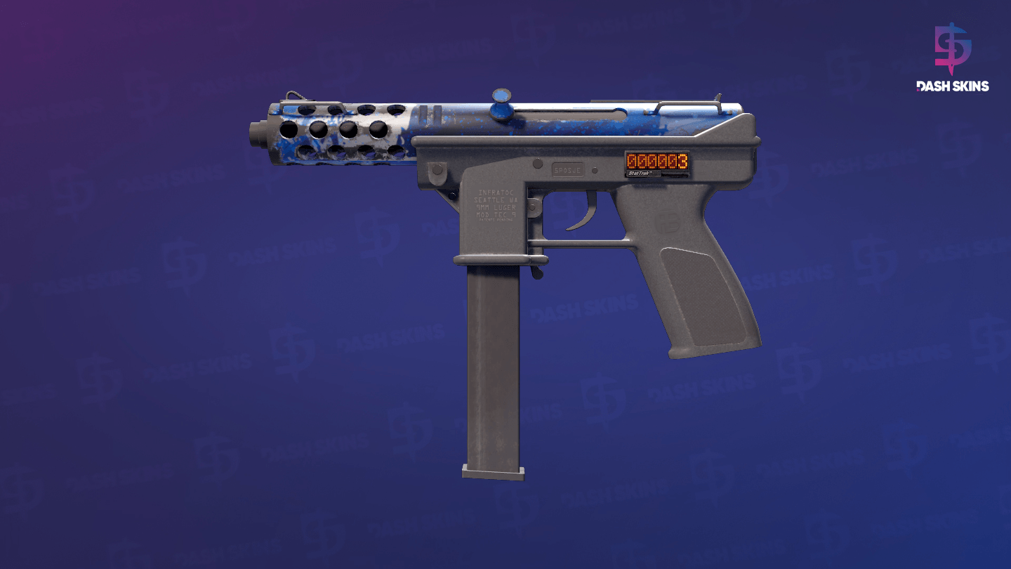 StatTrak™ Tec-9 | Ice Cap (Field-Tested) Screenshot Playside