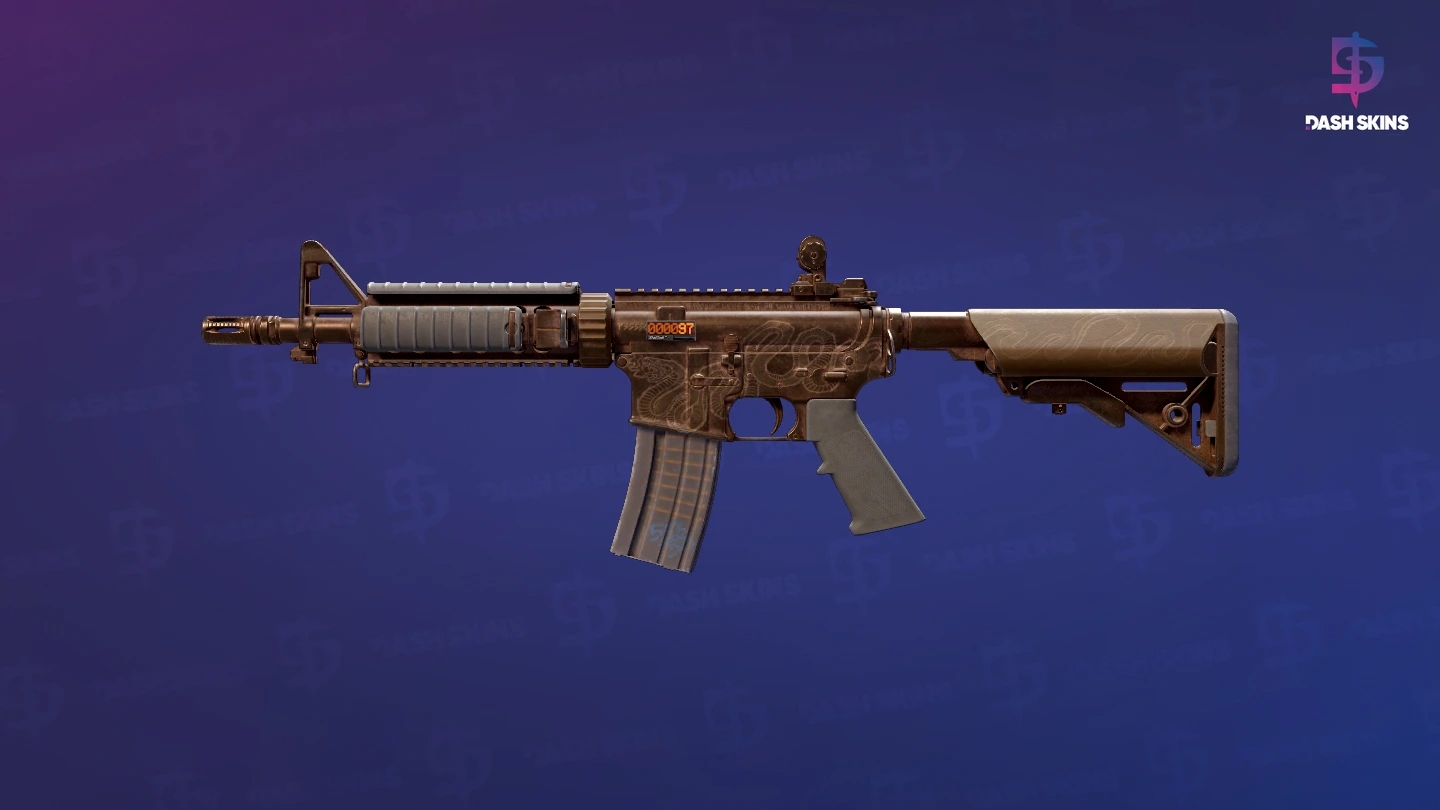 StatTrak™ M4A4 | Etch Lord (Battle-Scarred) Screenshot Playside