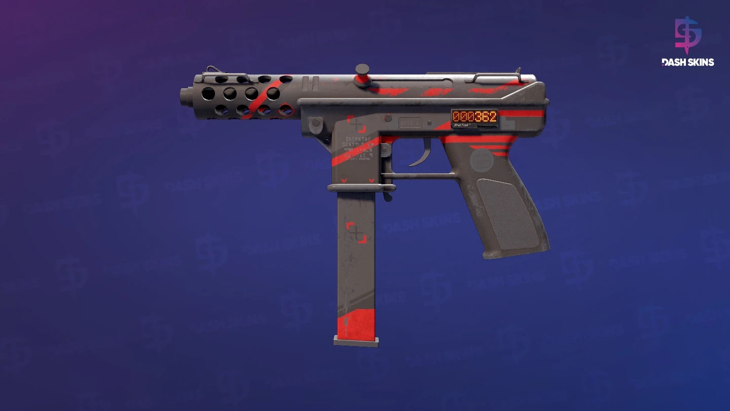 StatTrak™ Tec-9 | Isaac (Battle-Scarred) Screenshot Playside