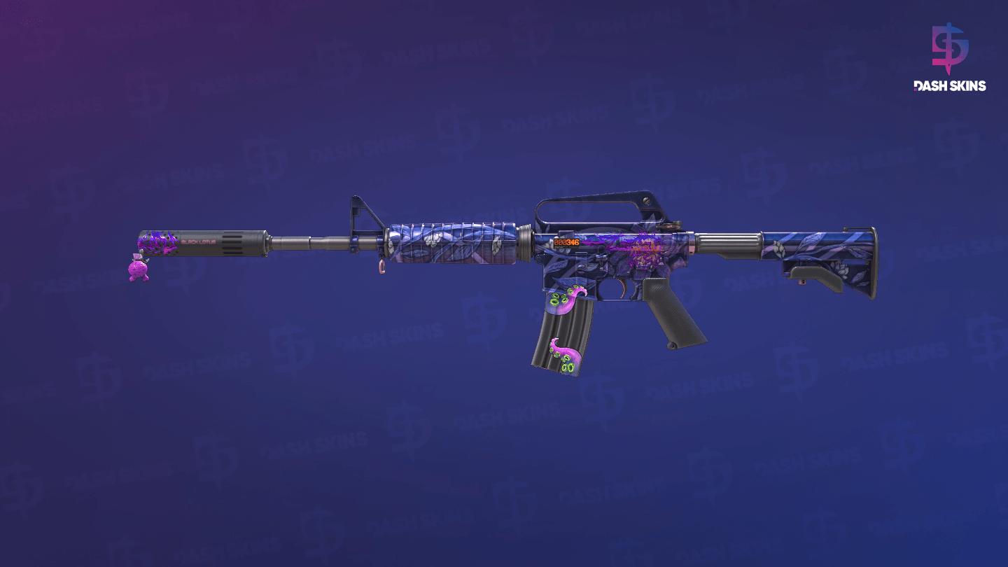 StatTrak™ M4A1-S | Black Lotus (Field-Tested) Screenshot Playside