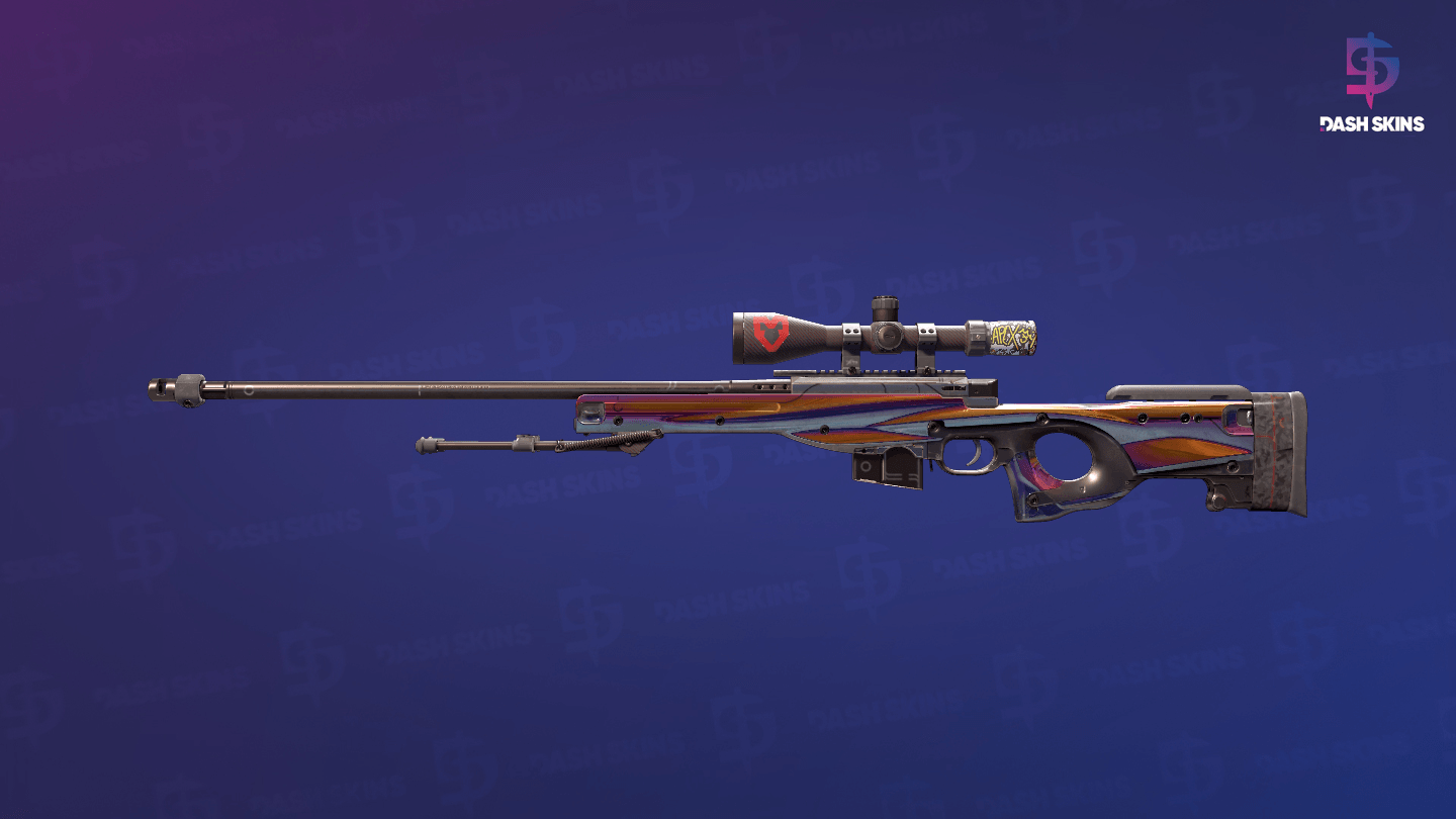 AWP | Chrome Cannon (Well-Worn) Screenshot Playside