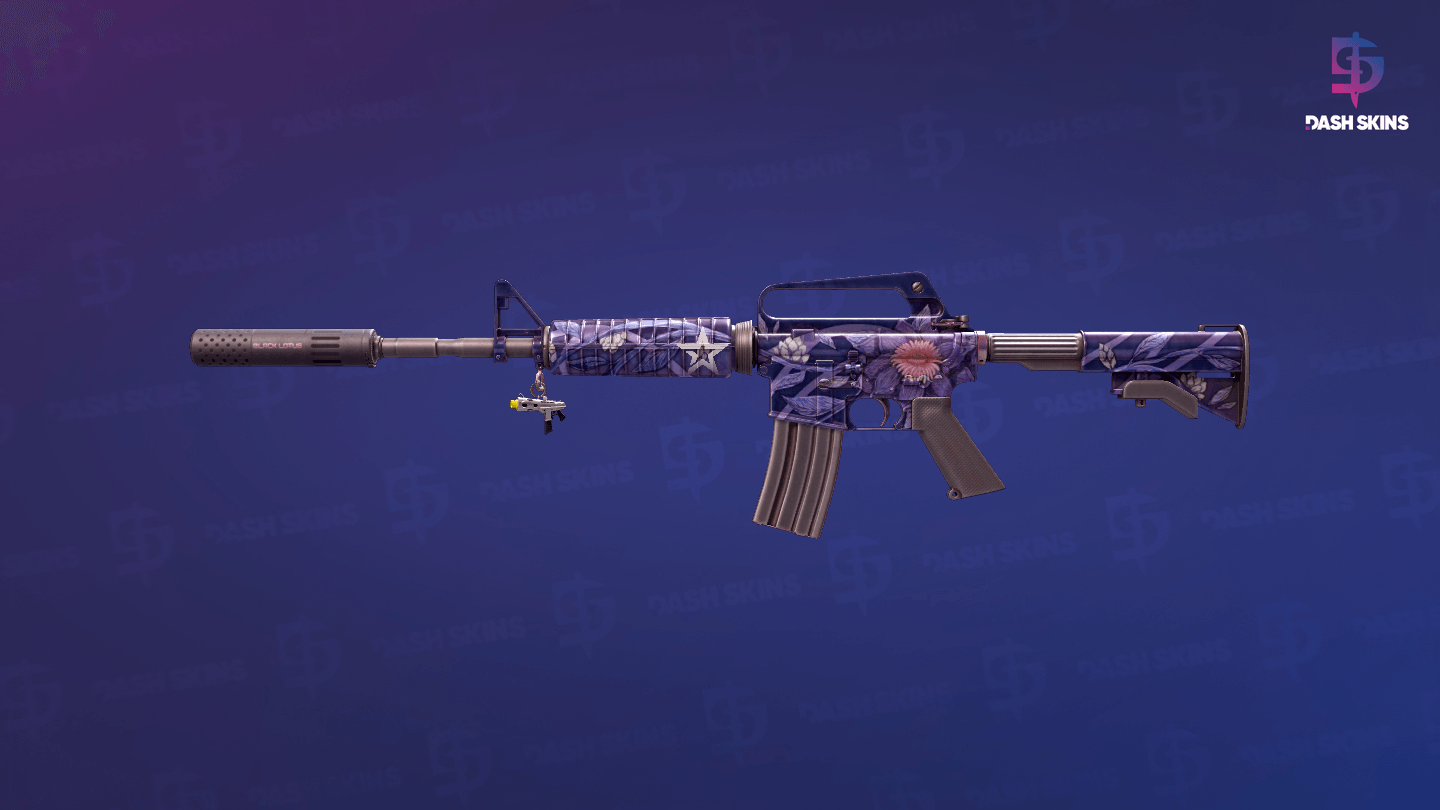 M4A1-S | Black Lotus (Well-Worn) Screenshot Playside