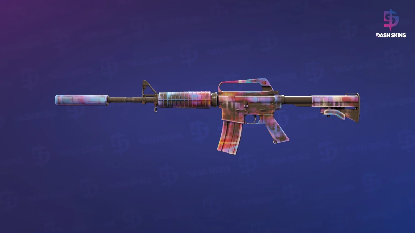 M4A1-S | Glitched Paint (Minimal Wear) Screenshot Playside