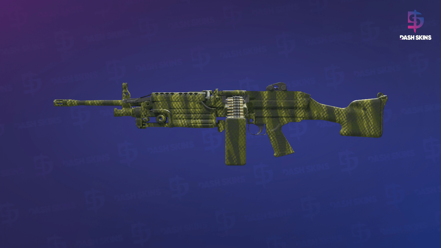 M249 | Gator Mesh (Factory New) Screenshot Playside