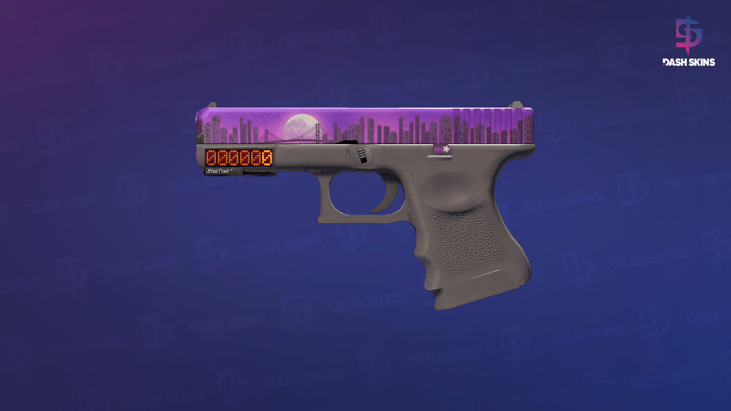 StatTrak™ Glock-18 | Moonrise (Field-Tested) Screenshot Playside
