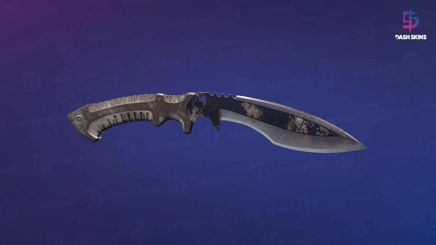 ★ Kukri Knife | Urban Masked (Battle-Scarred) Screenshot Playside