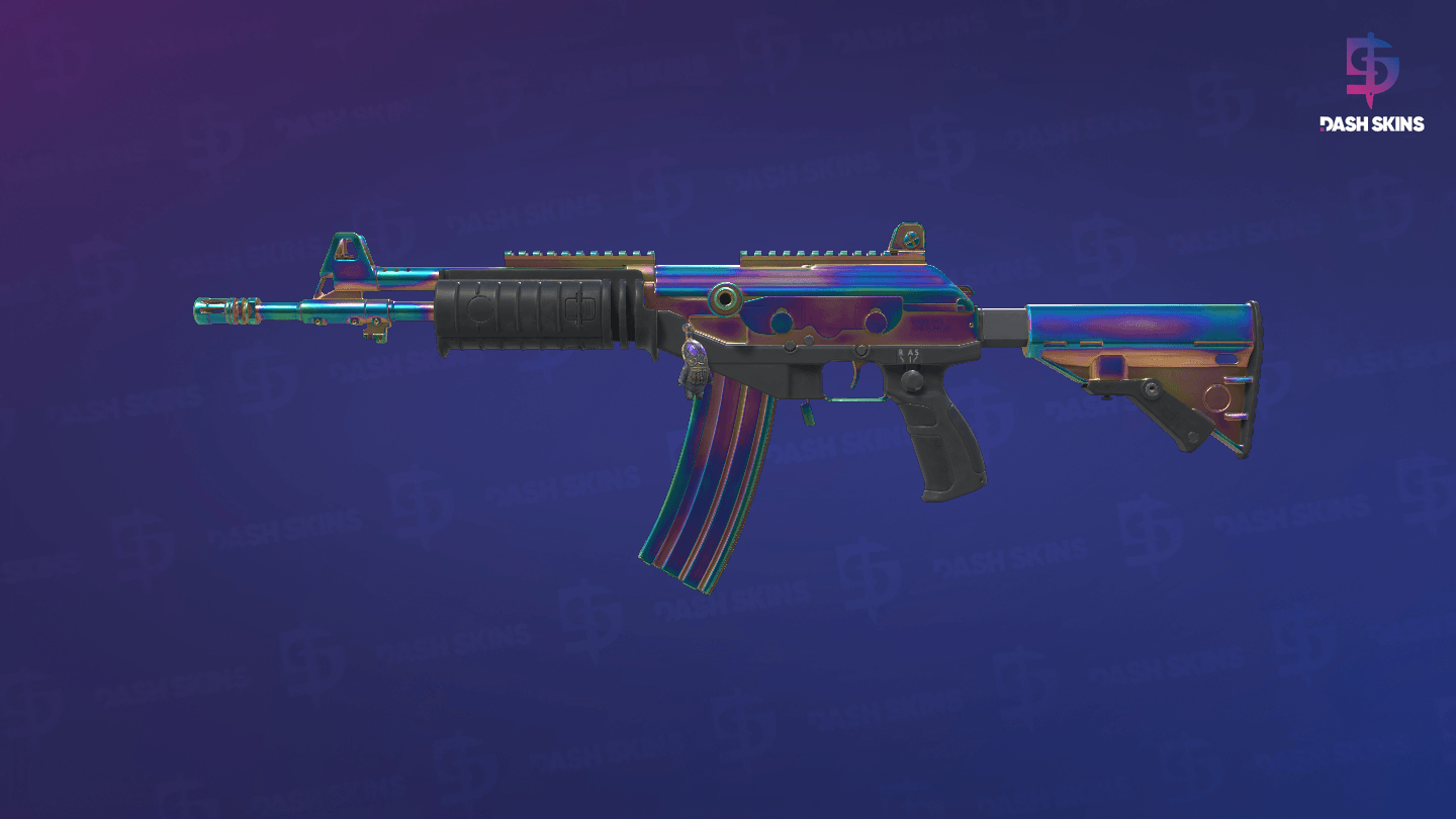 Galil AR | Rainbow Spoon (Minimal Wear) Screenshot Playside
