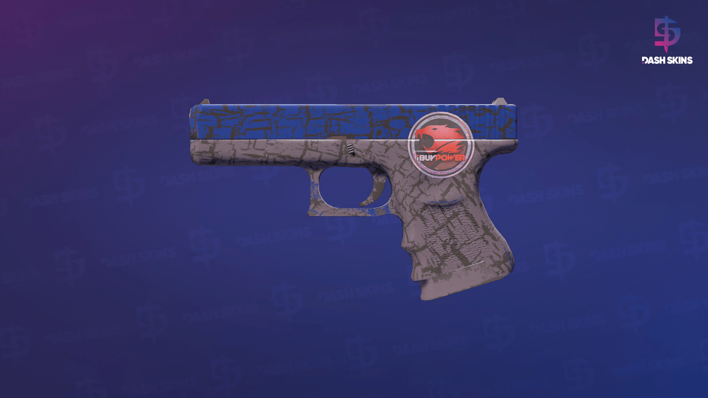 Glock-18 | Blue Fissure (Minimal Wear) Screenshot Playside