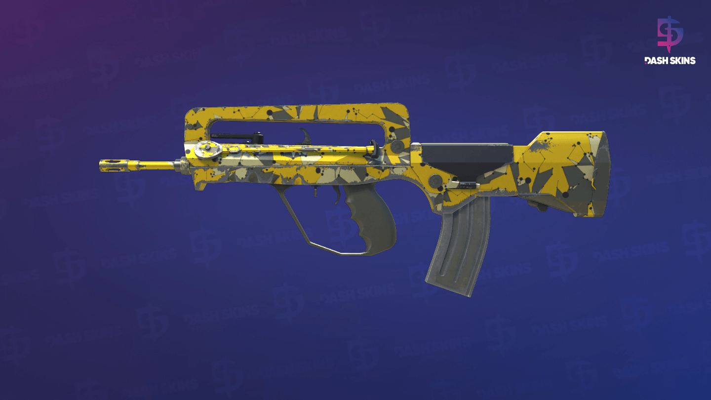 FAMAS | Neural Net (Minimal Wear) Screenshot Playside