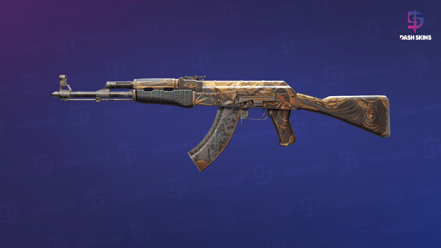 AK-47 | Legion of Anubis (Well-Worn) Screenshot Playside