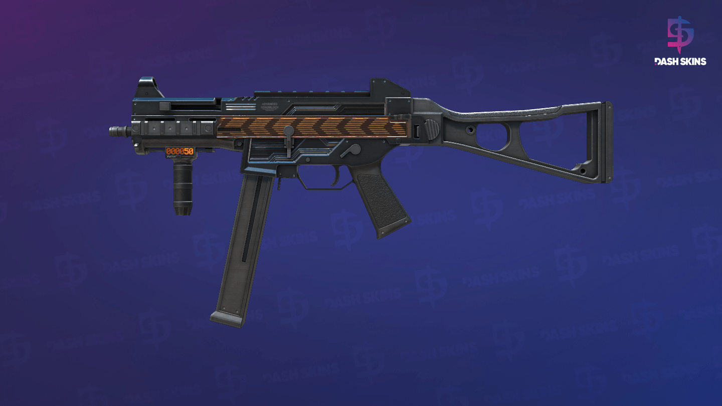 StatTrak™ UMP-45 | Roadblock (Minimal Wear) Screenshot Playside