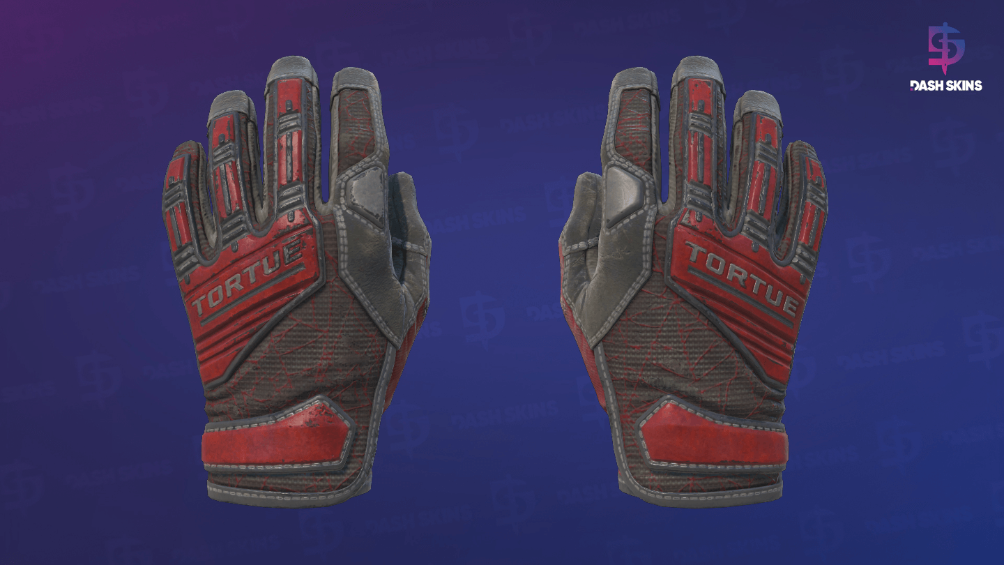 ★ Specialist Gloves | Crimson Web (Well-Worn) Screenshot Playside