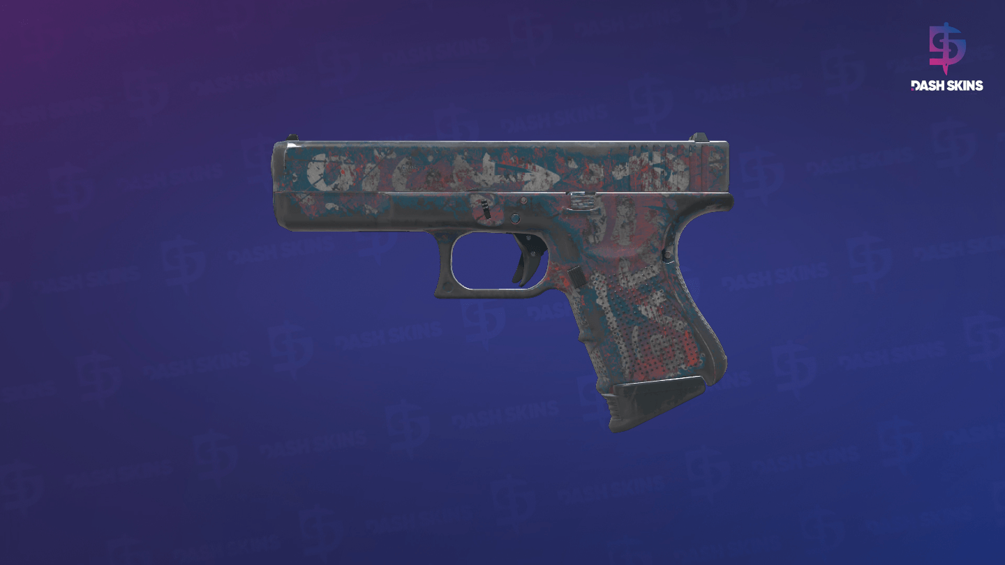 Glock-18 | Teal Graf (Field-Tested) Screenshot Playside