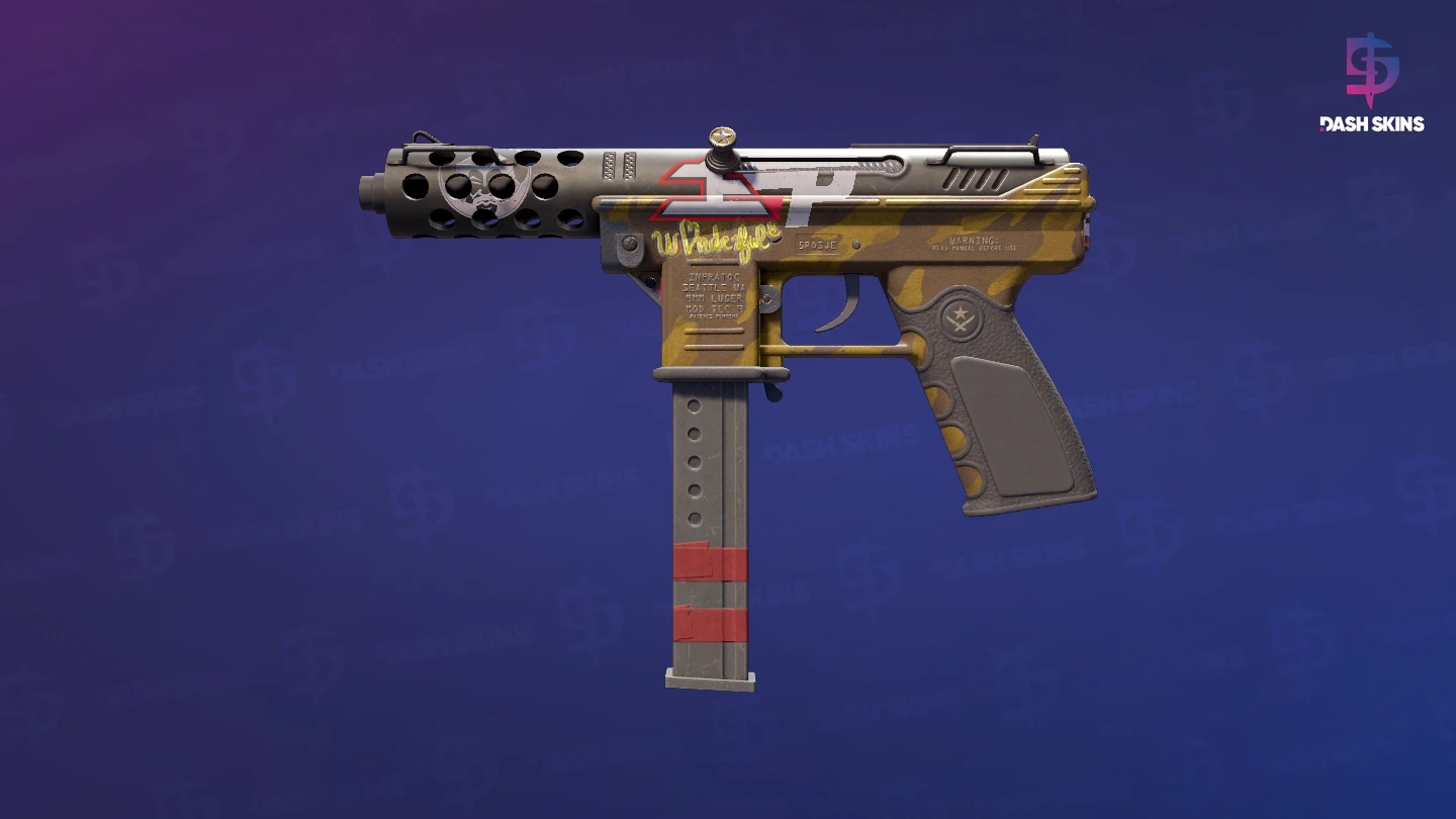 Tec-9 | Brother (Well-Worn) Screenshot Playside