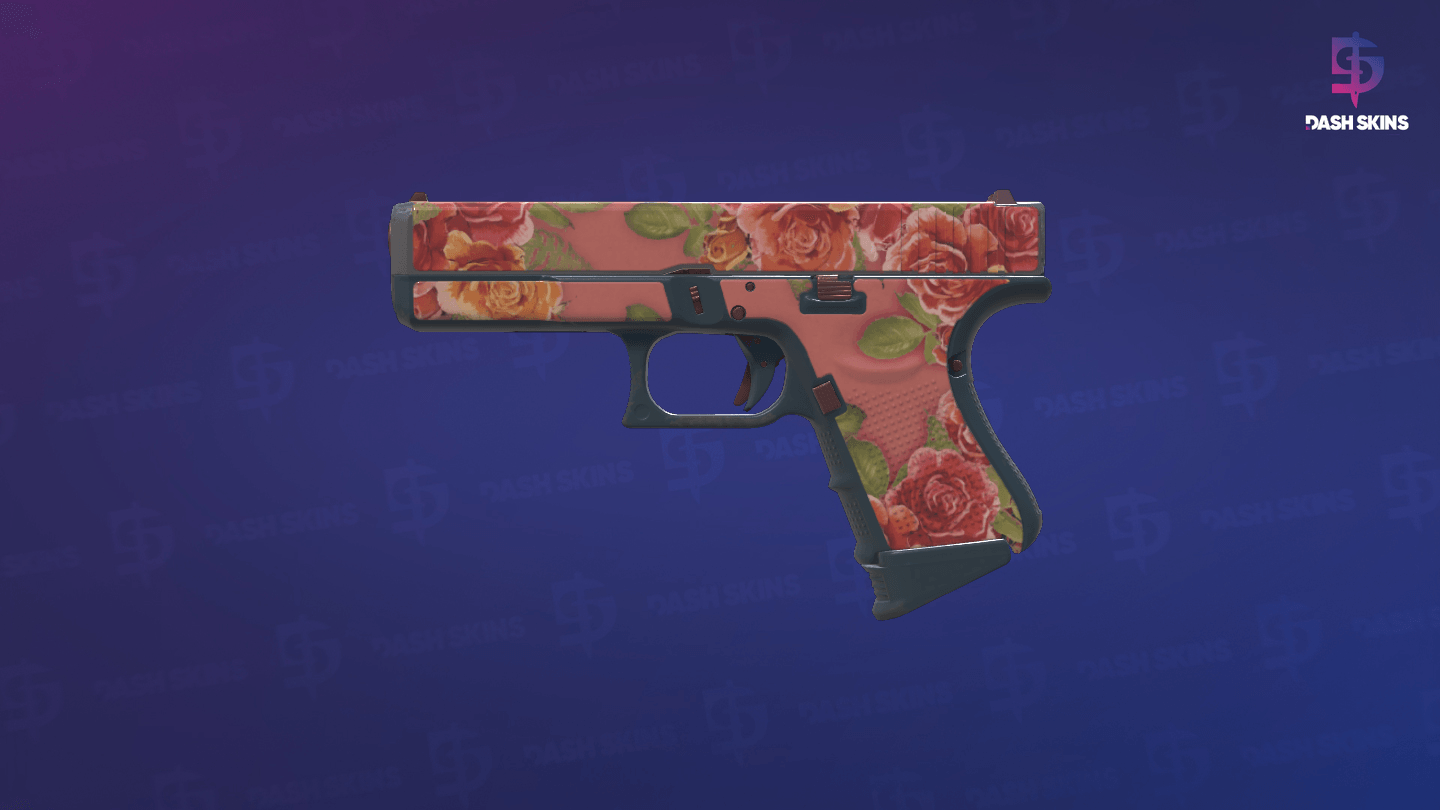 Glock-18 | Coral Bloom (Minimal Wear) Screenshot Playside