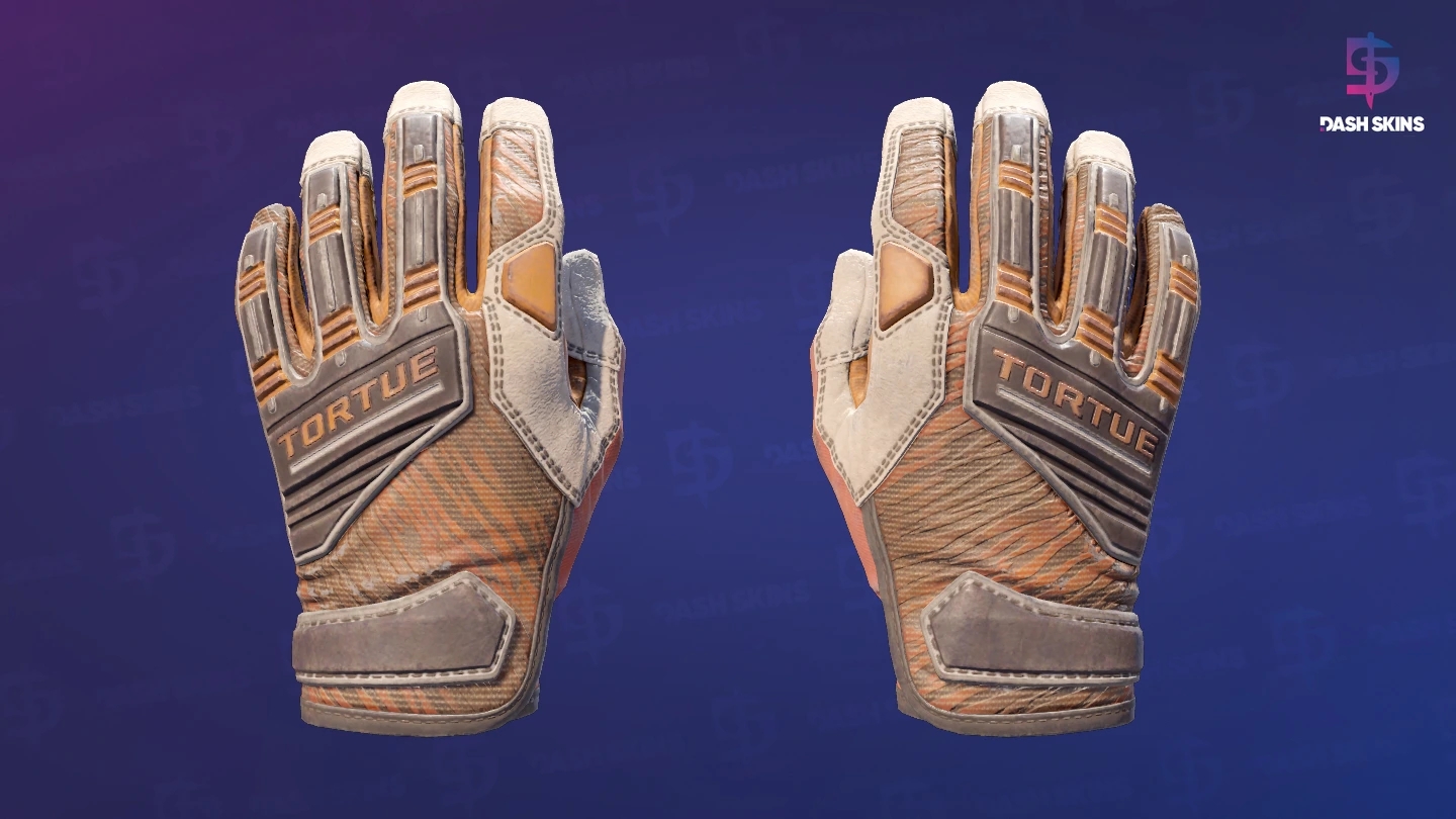 ★ Specialist Gloves | Tiger Strike (Well-Worn) Screenshot Playside