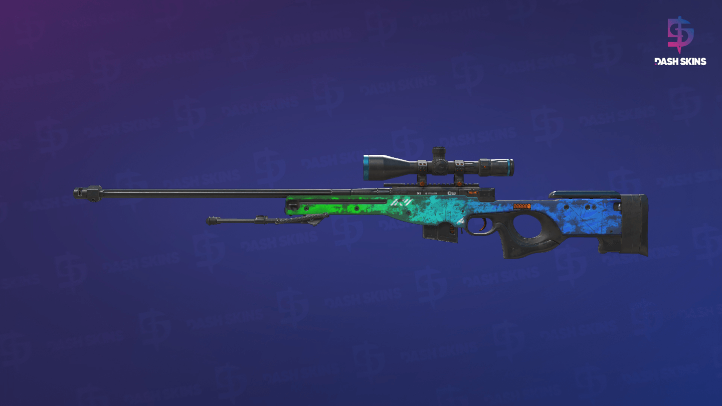 StatTrak™ AWP | Ice Coaled (Battle-Scarred) Screenshot Playside