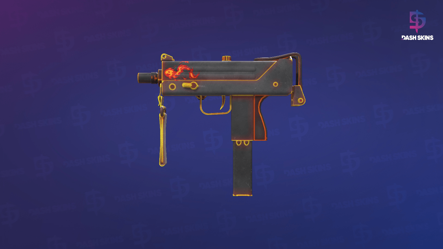 MAC-10 | Heat (Field-Tested) Screenshot Playside