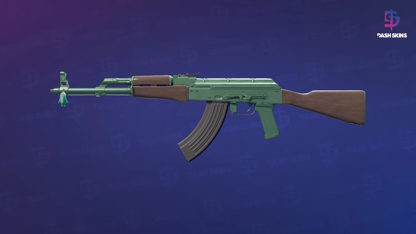 AK-47 | Wintergreen (Minimal Wear) Screenshot Playside