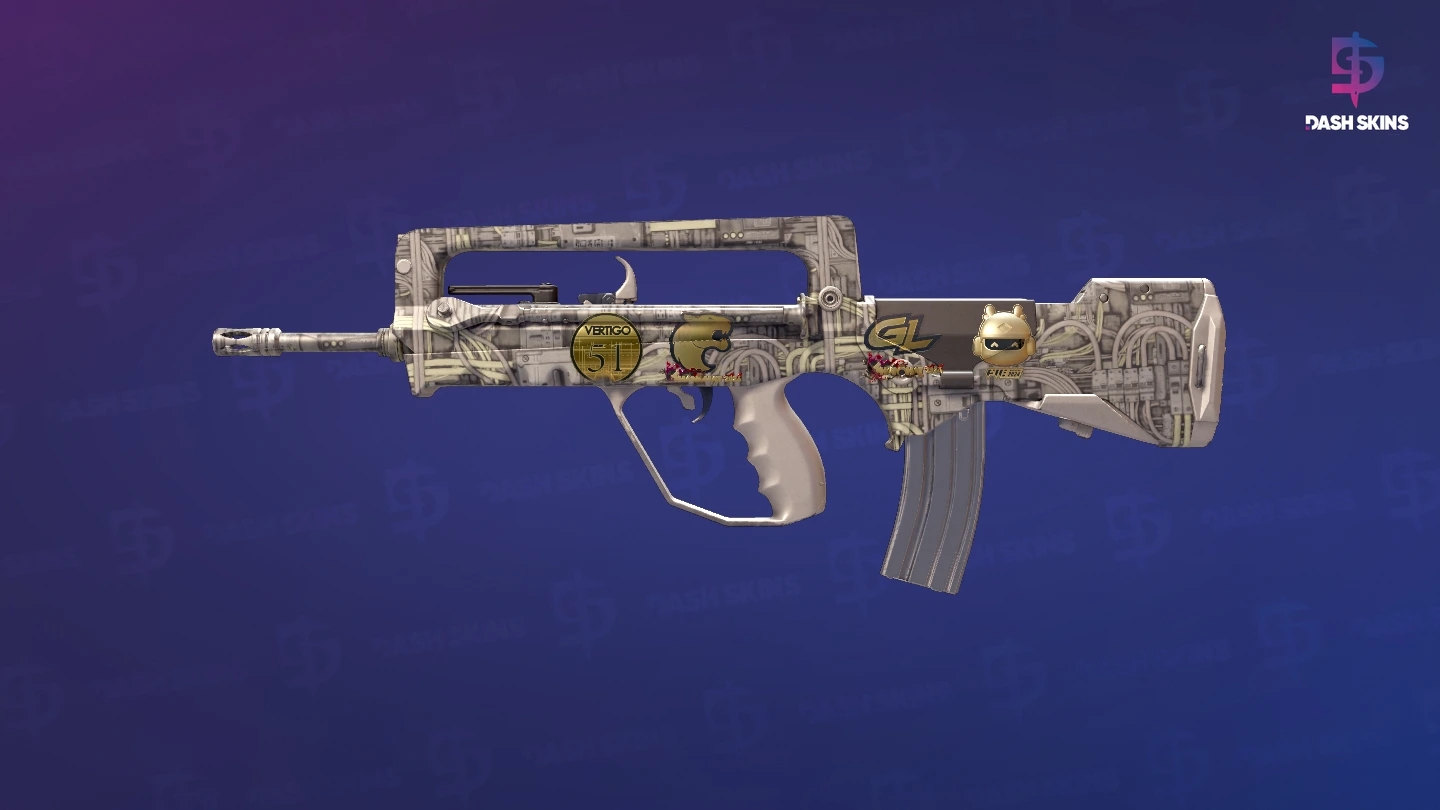 Souvenir FAMAS | Faulty Wiring (Field-Tested) Screenshot Playside
