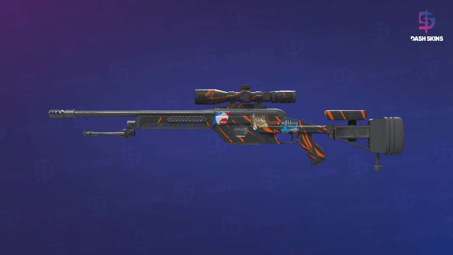 StatTrak™ SSG 08 | Slashed (Field-Tested) Screenshot Playside