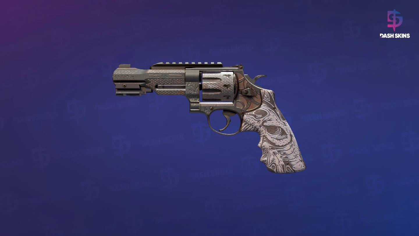 R8 Revolver | Bone Forged (Minimal Wear) Screenshot Playside