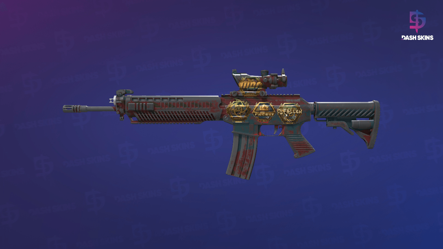 Souvenir SG 553 | Fallout Warning (Battle-Scarred) Screenshot Playside