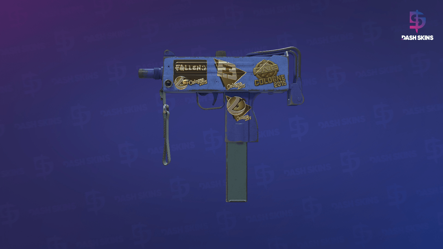 Souvenir MAC-10 | Indigo (Well-Worn) Screenshot Playside