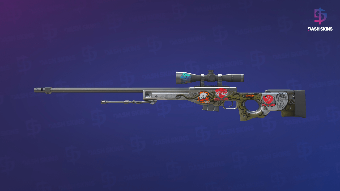 StatTrak™ AWP | Worm God (Field-Tested) Screenshot Playside