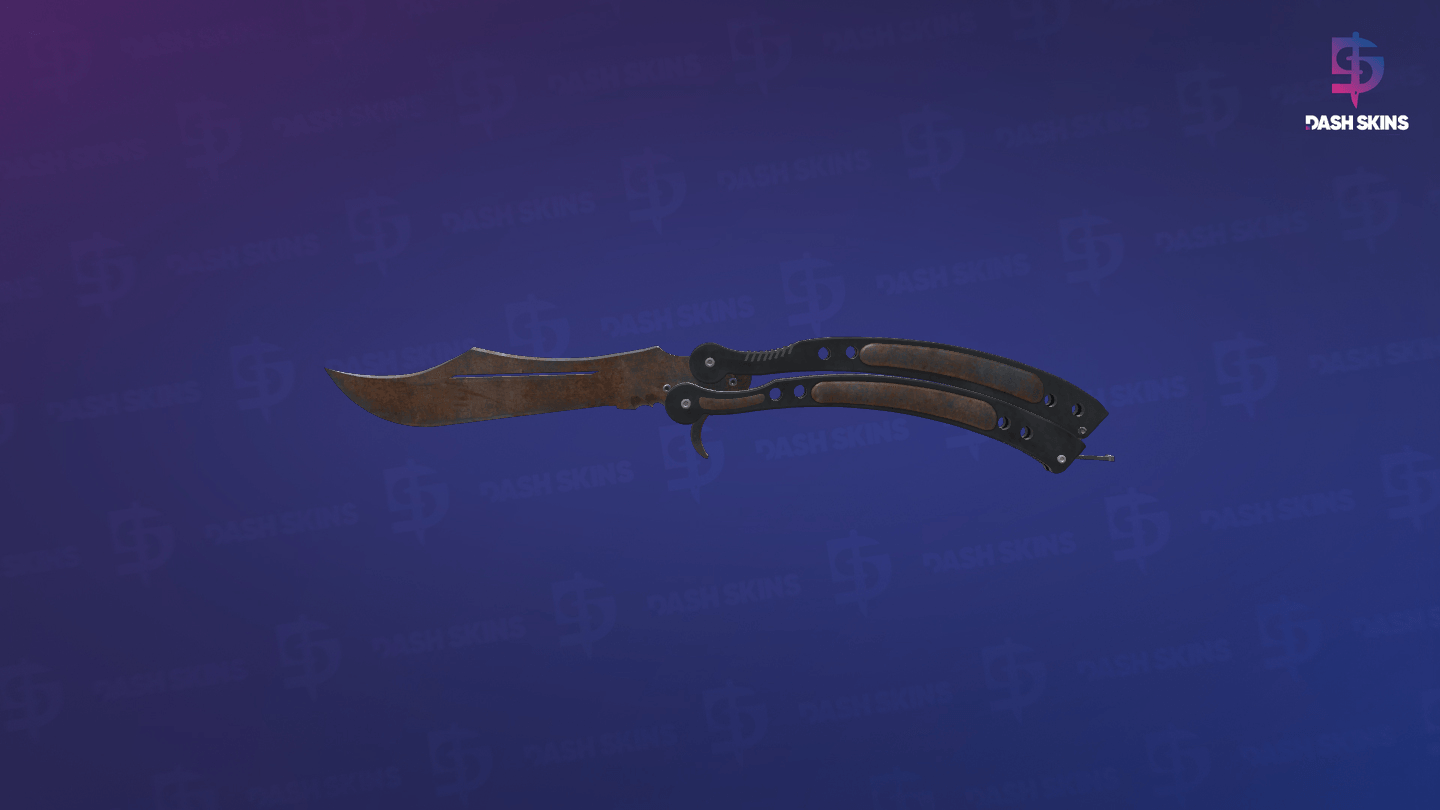★ Butterfly Knife | Rust Coat (Battle-Scarred) Screenshot Playside